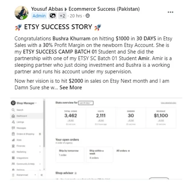 Student sales result 2