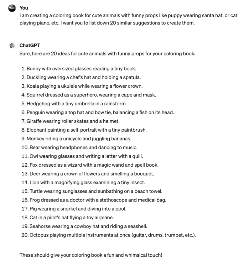 Earn $3,000+ with Coloring Books – No Tech Skills Needed! 2 1 ChatGPT Prompt